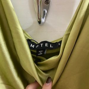 motel rocks satin dress